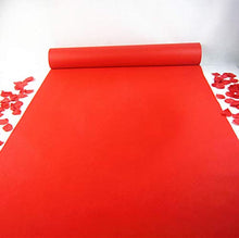 Load image into Gallery viewer, 3M 5M Wedding Aisle Runner White Blue Red Aisle Runner Rug Aisle Carpet Runner indoor Outdoor Weddings Party Thickness:0.8 mm
