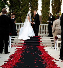 Load image into Gallery viewer, 3M 5M Wedding Aisle Runner White Blue Red Aisle Runner Rug Aisle Carpet Runner indoor Outdoor Weddings Party Thickness:0.8 mm